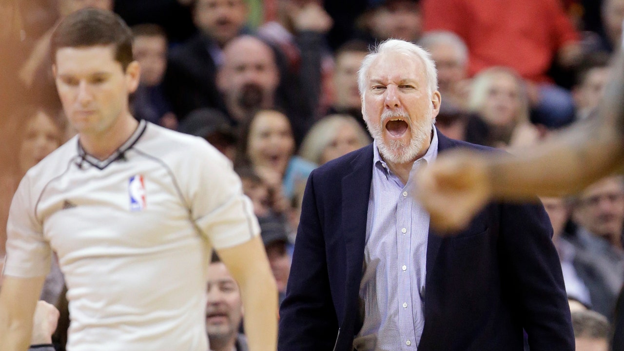 Popovich ejected in Spurs loss to Jazz